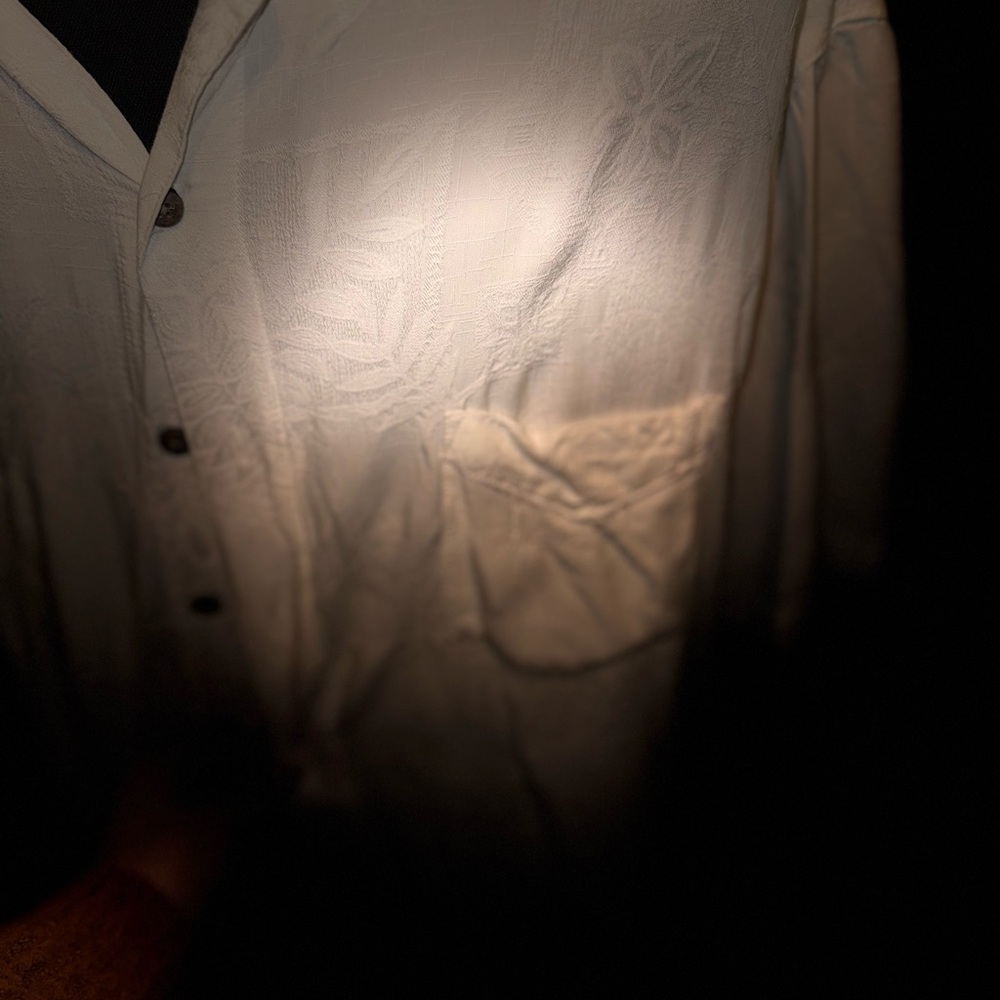 Men's White Button-Up Shirt